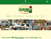 Tablet Screenshot of hollandblumen-ab.de